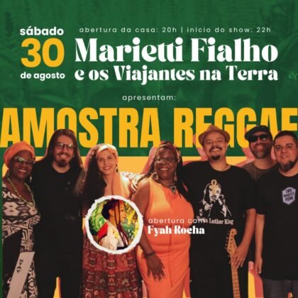 ::::::::::::: 30/08 - Sábado :::::::::::::  Marietti Fialho e os Viajantes na Terra