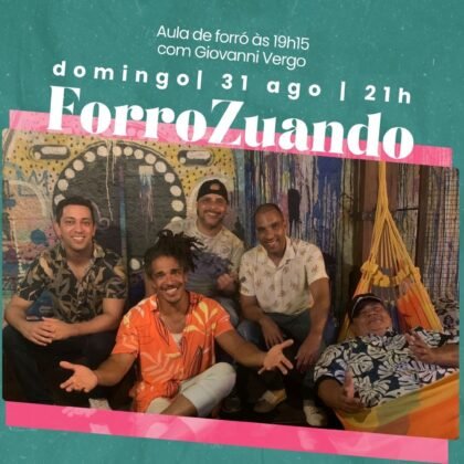 ::::::::::::: 31/08 – Domingo ::::::::::::: Forrózuando