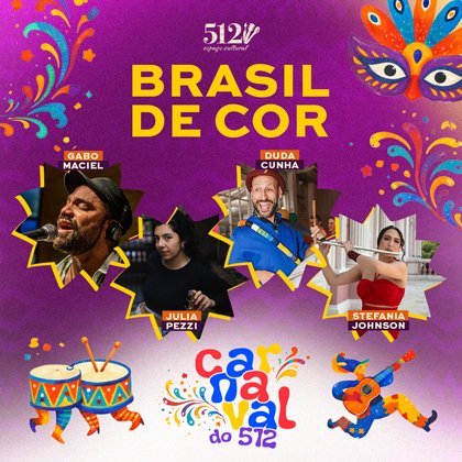 # 13 de Fevereiro - Sexta # Carnaval com a Brasil de Cor