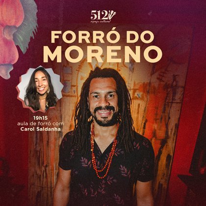 ✓ 16 de Agosto - Domingo # Forró do Moreno