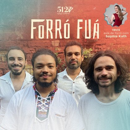 ✓ 23 de Agosto - Domingo # Forró Fuá