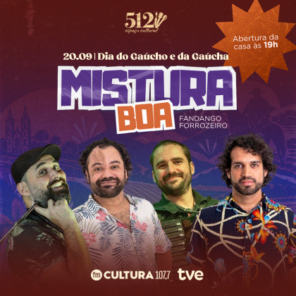 # 20 de Setembro - Domingo # Mistura Boa